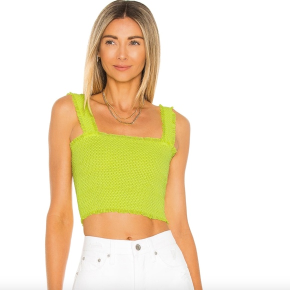 Penelope Smocked Ruffle Crop Top - Picture 9 of 14